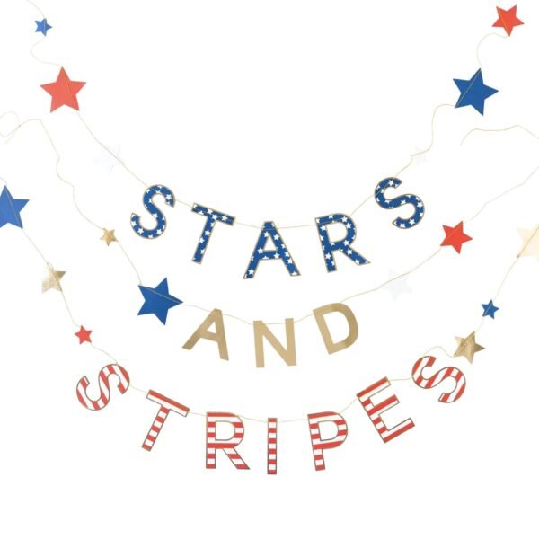 Stars & Stripes Party Banner Set