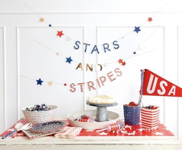 Stars & Stripes Party Banner Set - 图片 3