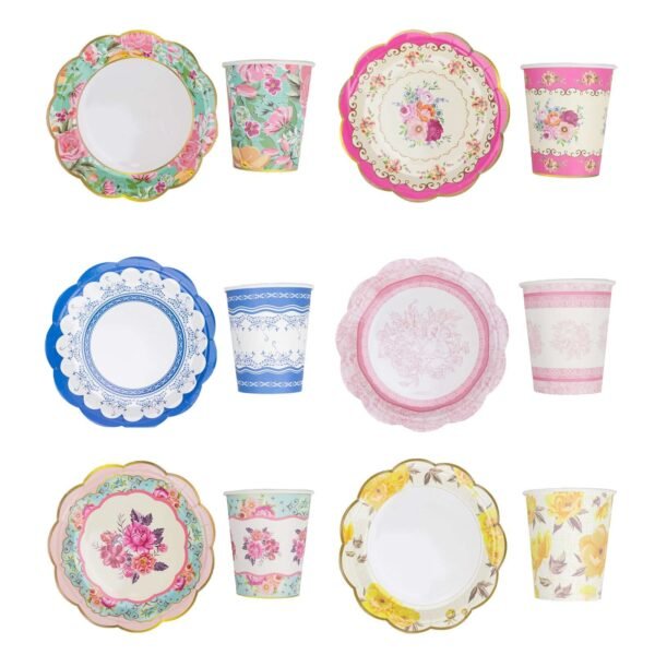 Disposable Tea Party Supplies Kit