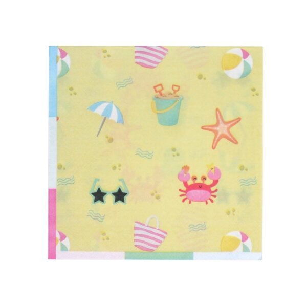 Yellow Beach Party Napkins