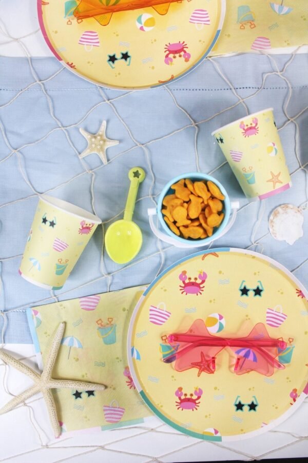 Yellow Beach Party Napkins - 图片 3