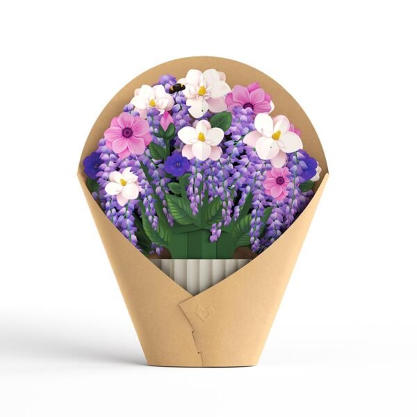 Sweetest Mom Hummingbird Pop-Up Card & Bouquet Bundle - 图片 6