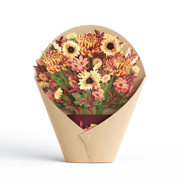Thanksgiving Gratitude Pop-Up Card & Bouquet Bundle - 图片 4