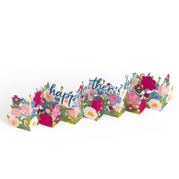 Happy Mother's Day Floral Loooooong Card™ (Expands to 2 feet) - 图片 3