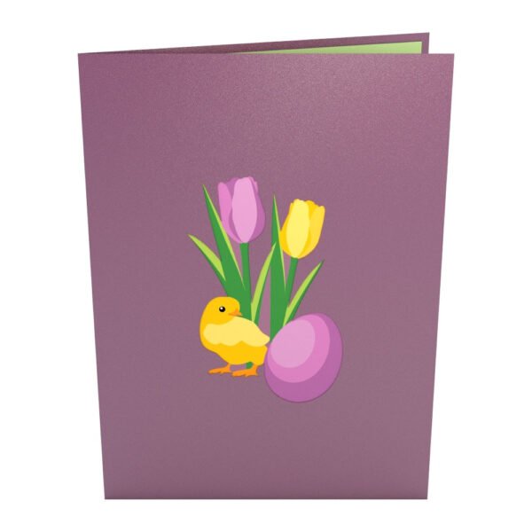 Easter Bunny with Egg Pop-Up Card - 图片 4