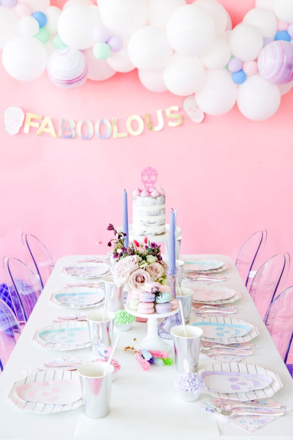 PASTEL SKULL DESSERT PLATES - 图片 5