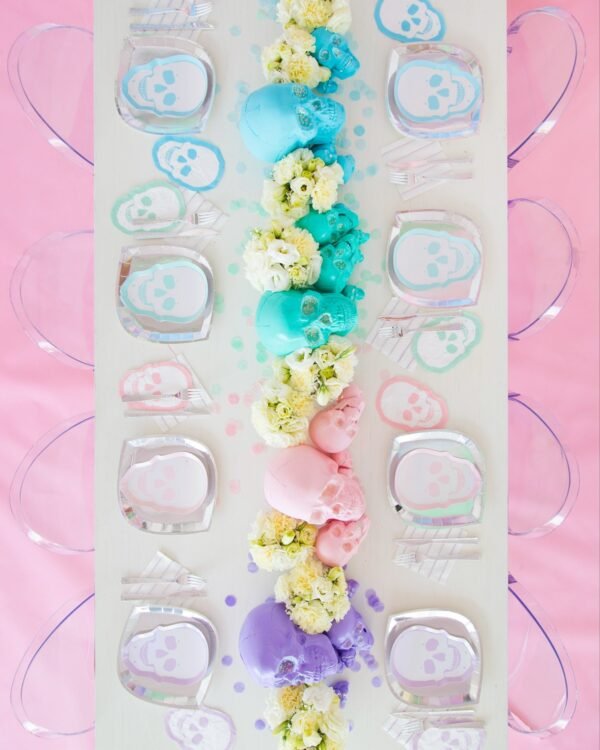 PASTEL SKULL DESSERT PLATES - 图片 6