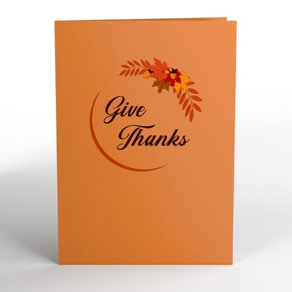 Give Thanks Turkey Pop-Up Card - 图片 4
