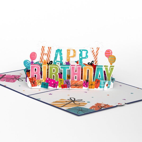 Happy Birthday Pop-Up Card - 图片 3