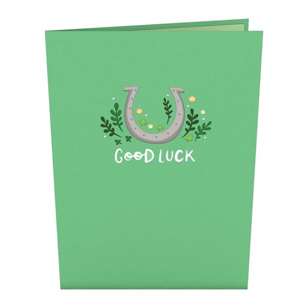 Saint Patrick's Day Lucky Clover Pop-Up Card - 图片 4