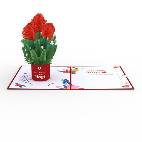 You Have My Heart Card with Mini Bouquet - 图片 4