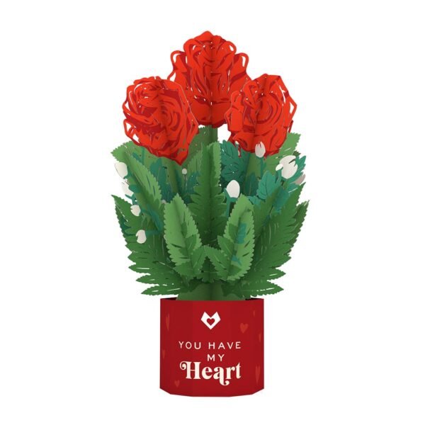 You Have My Heart Card with Mini Bouquet - 图片 5