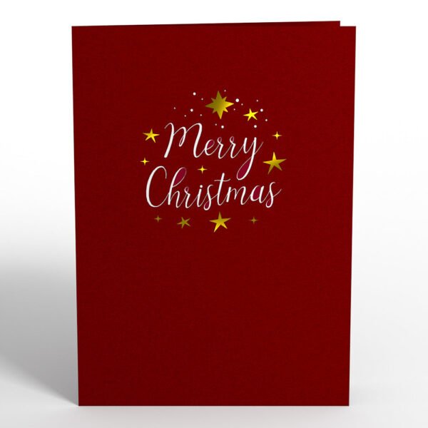 Stained Glass Christmas Chapel Pop-Up Card - 图片 4