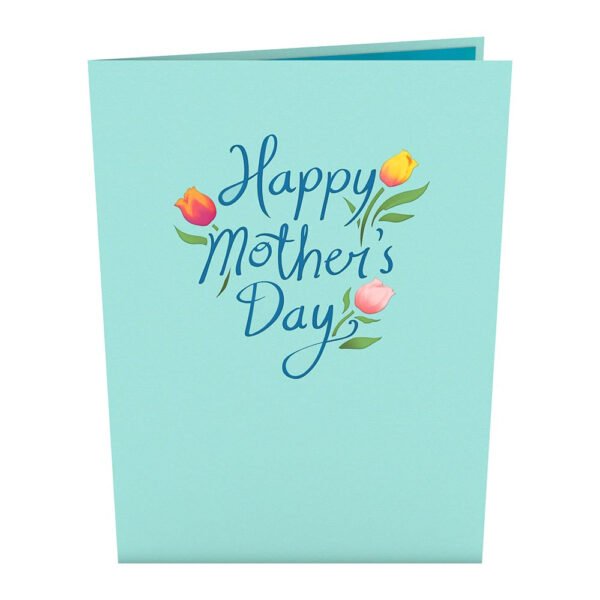 Mother's Day Tulips Pop-Up Card - 图片 4