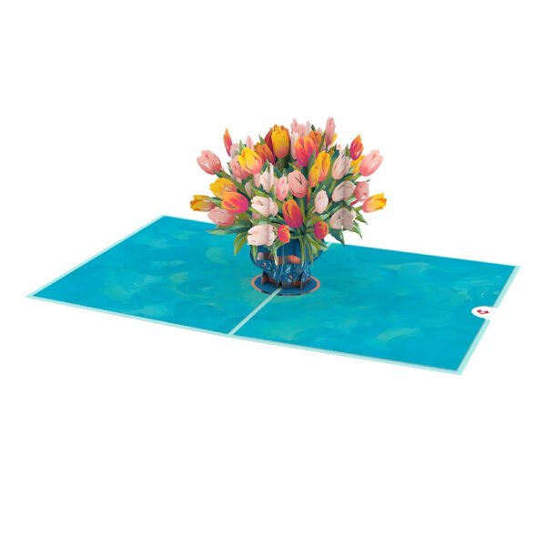 Mother's Day Tulips Pop-Up Card - 图片 3