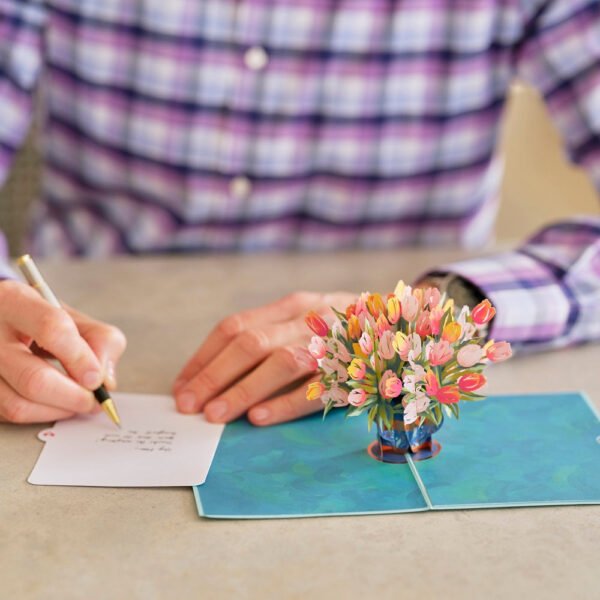 Mother's Day Tulips Pop-Up Card - 图片 7