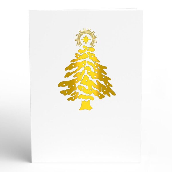 Woodland White Christmas Pop-Up Card - 图片 4