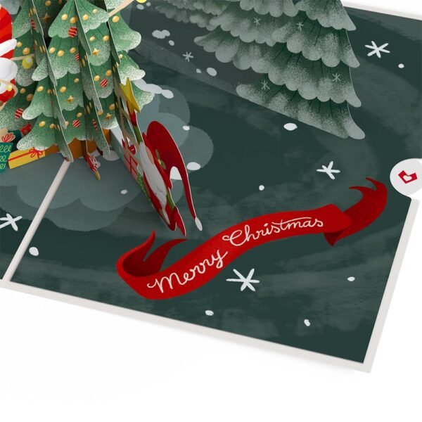 Christmas Gnomes Pop-Up Card - 图片 2