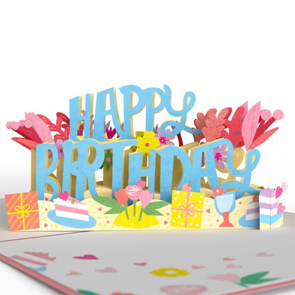 It's Time to Celebrate Birthday Pop-Up Card - 图片 2
