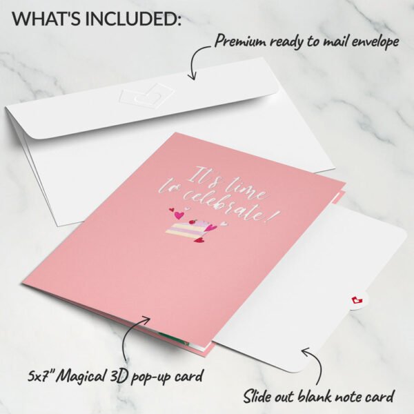 It's Time to Celebrate Birthday Pop-Up Card - 图片 5