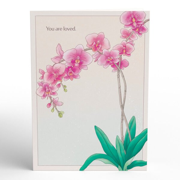 Mother’s Day Orchid Pop-Up Card - 图片 5