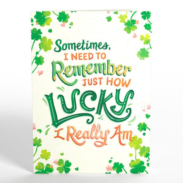 How Lucky I Am Pop-Up Card - 图片 4
