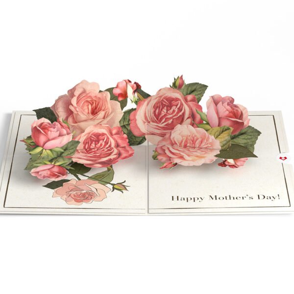 Mother's Day Grateful For You Roses Pop-Up Card - 图片 4