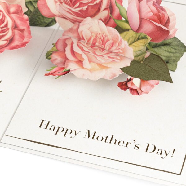 Mother's Day Grateful For You Roses Pop-Up Card - 图片 3
