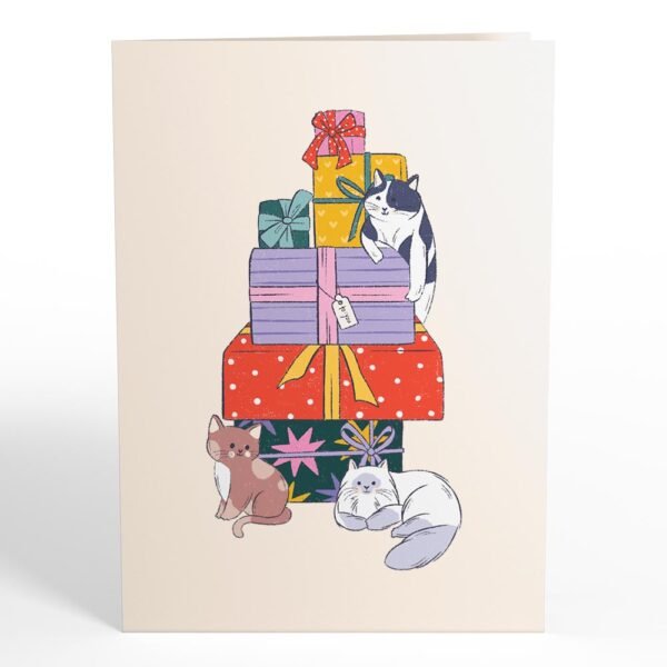 Curious Cats Birthday Pop-Up Card - 图片 4