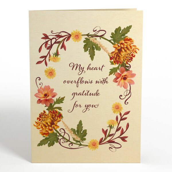 Thanksgiving Gratitude Pop-Up Card - 图片 4
