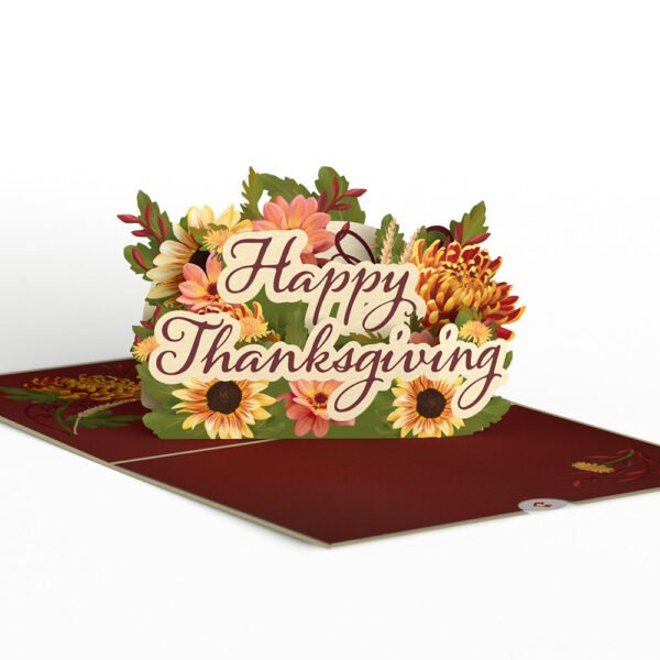 Thanksgiving Gratitude Pop-Up Card - 图片 3