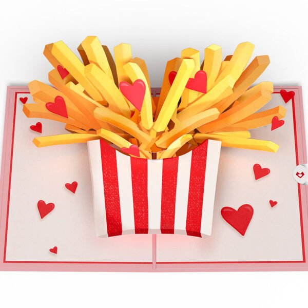 Only Have Fries for You Pop-Up Card - 图片 3