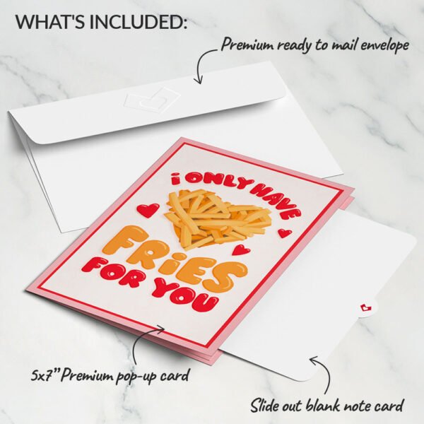 Only Have Fries for You Pop-Up Card - 图片 5