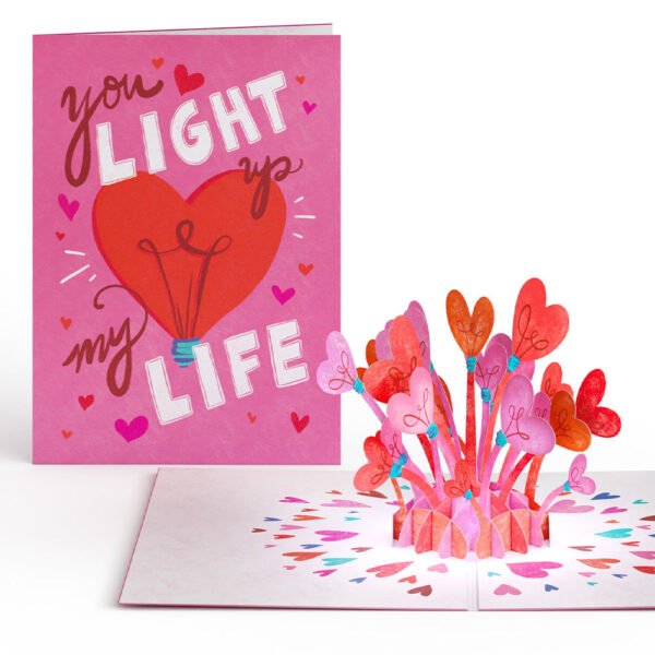 You Light Up My Life Light-Up Pop-Up Card - 图片 3
