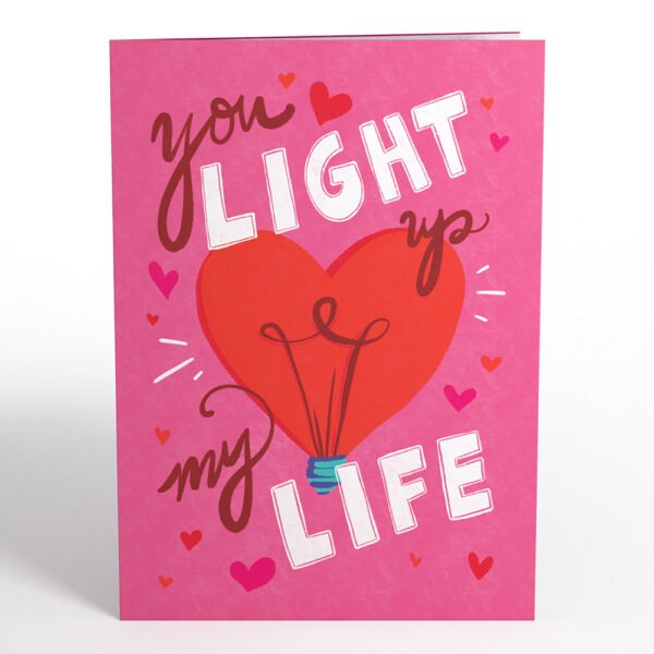 You Light Up My Life Light-Up Pop-Up Card - 图片 5