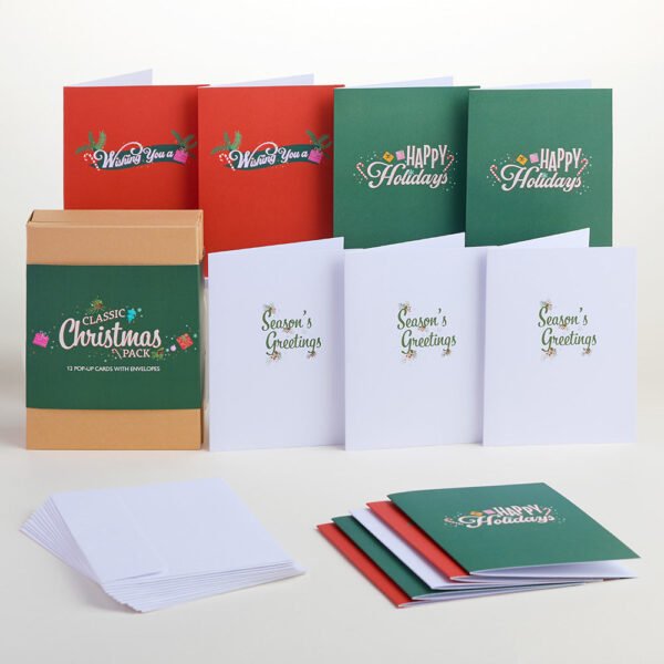 Classic Christmas Box Set (Assorted 12-Pack): Paperpop® Card - 图片 8