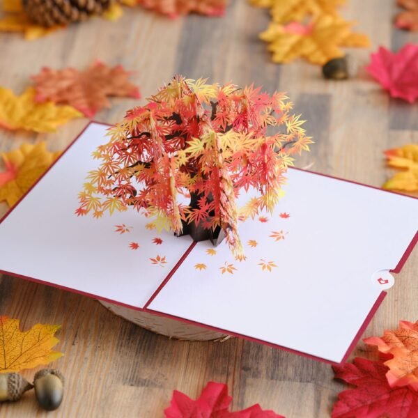 Sugar Maple Tree Pop-Up Card - 图片 6