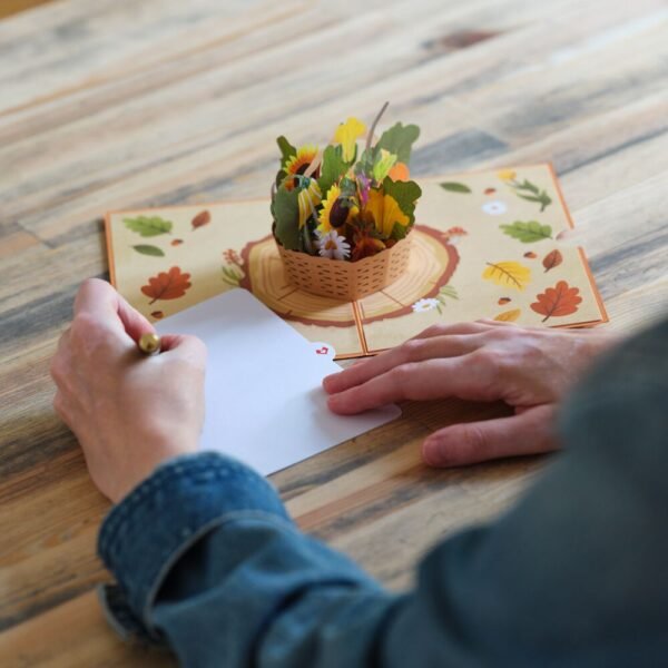 Harvest Basket Pop-Up Card - 图片 6
