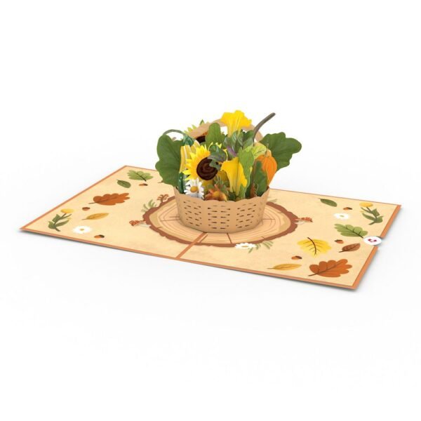 Harvest Basket Pop-Up Card - 图片 3