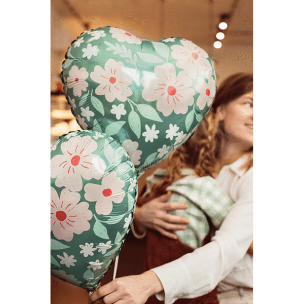 Floral Heart Balloon - 图片 2
