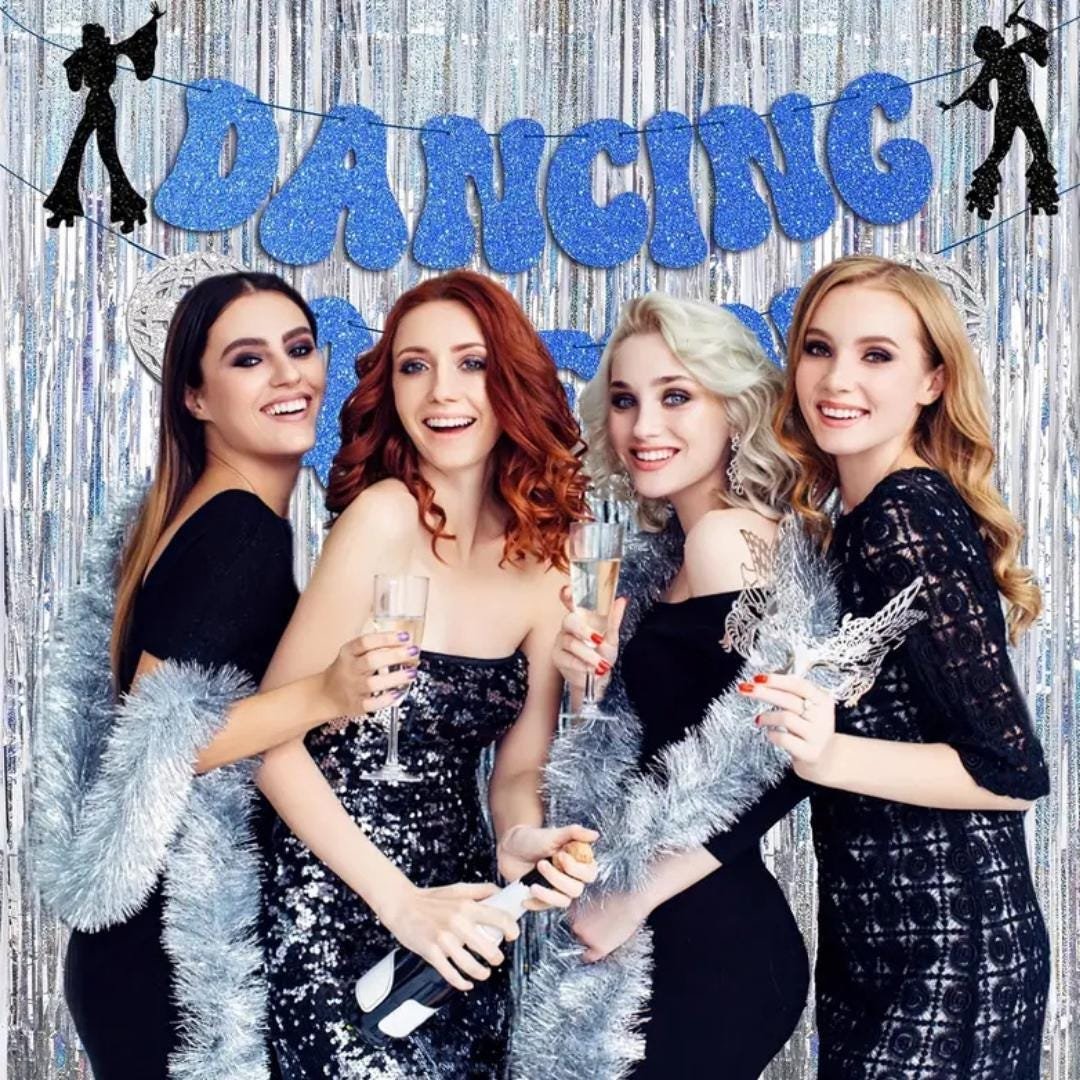 Dancing Queen Banner Decoration Bachelorette Party Theme 17th Birthday Party Hen Party Mamma Mia - 图片 2