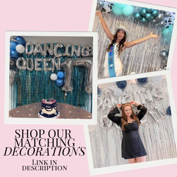 Dancing Queen Banner Decoration Bachelorette Party Theme 17th Birthday Party Hen Party Mamma Mia - 图片 5