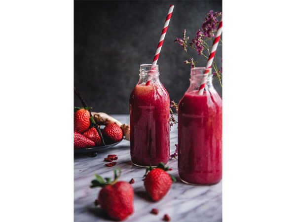 Red Striped Paper Straws 10ct - 图片 4