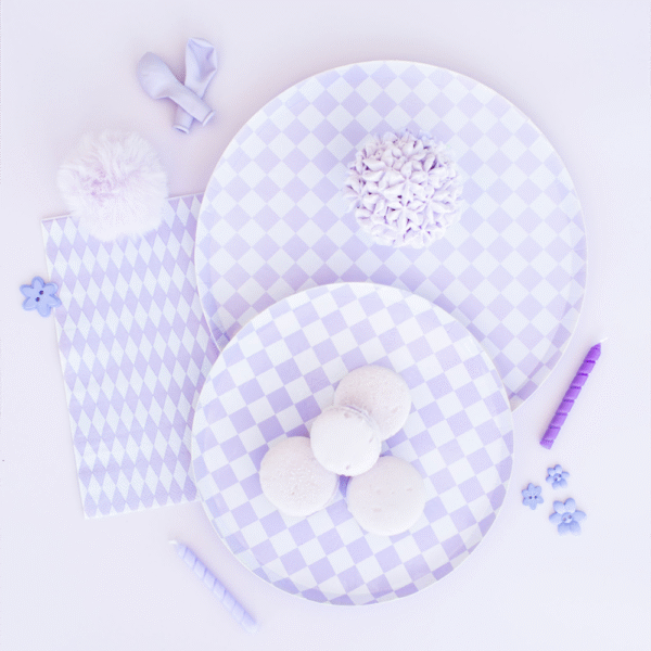 PURPLE POSSE DESSERT PLATES - 图片 2