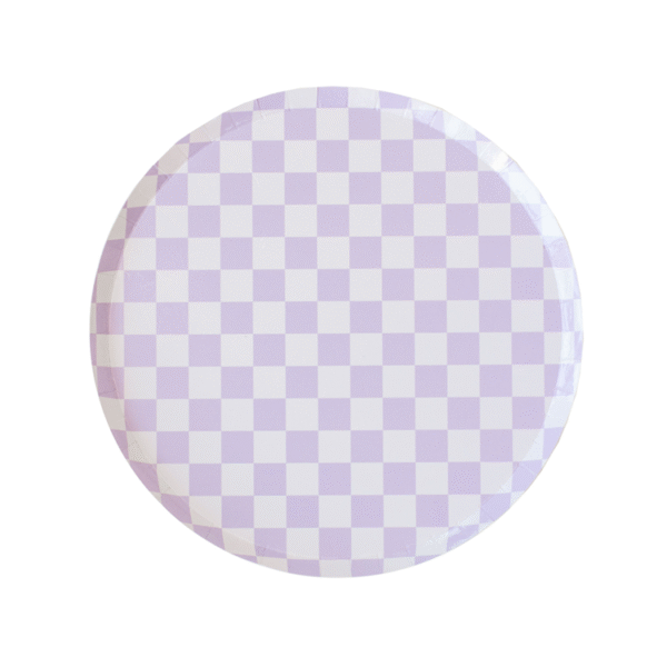 PURPLE POSSE DESSERT PLATES