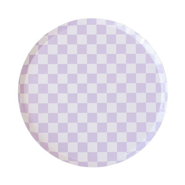 PURPLE POSSE DINNER PLATES