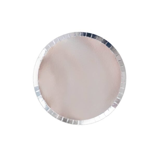 SILVER DESSERT PLATES