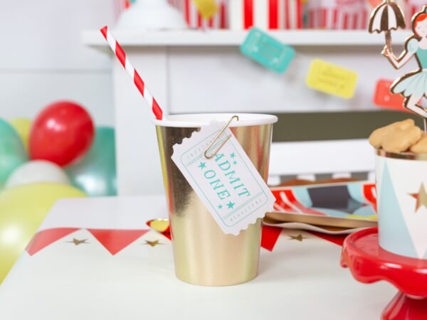 Red Striped Paper Straws 10ct - 图片 7