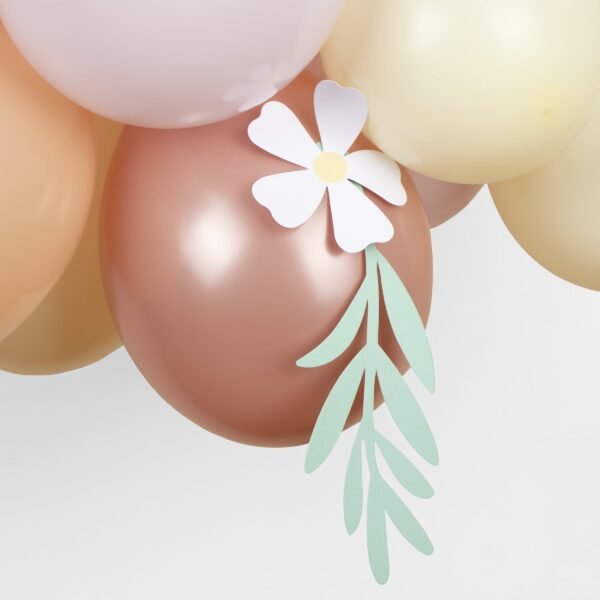 Pastel Daisy Balloon Garland (x 51 balloons) - 图片 3