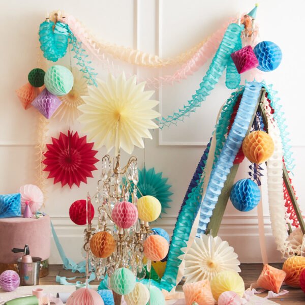 Pastel Honeycomb Decoration Kit (x 16) - 图片 2